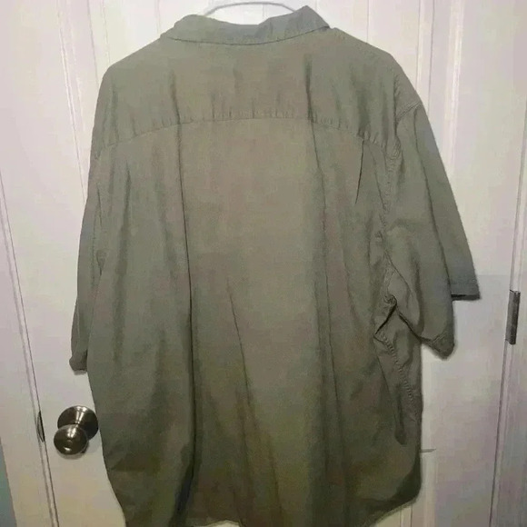 Wranglers button down men's 2xl collared green top - Picture 3 of 5